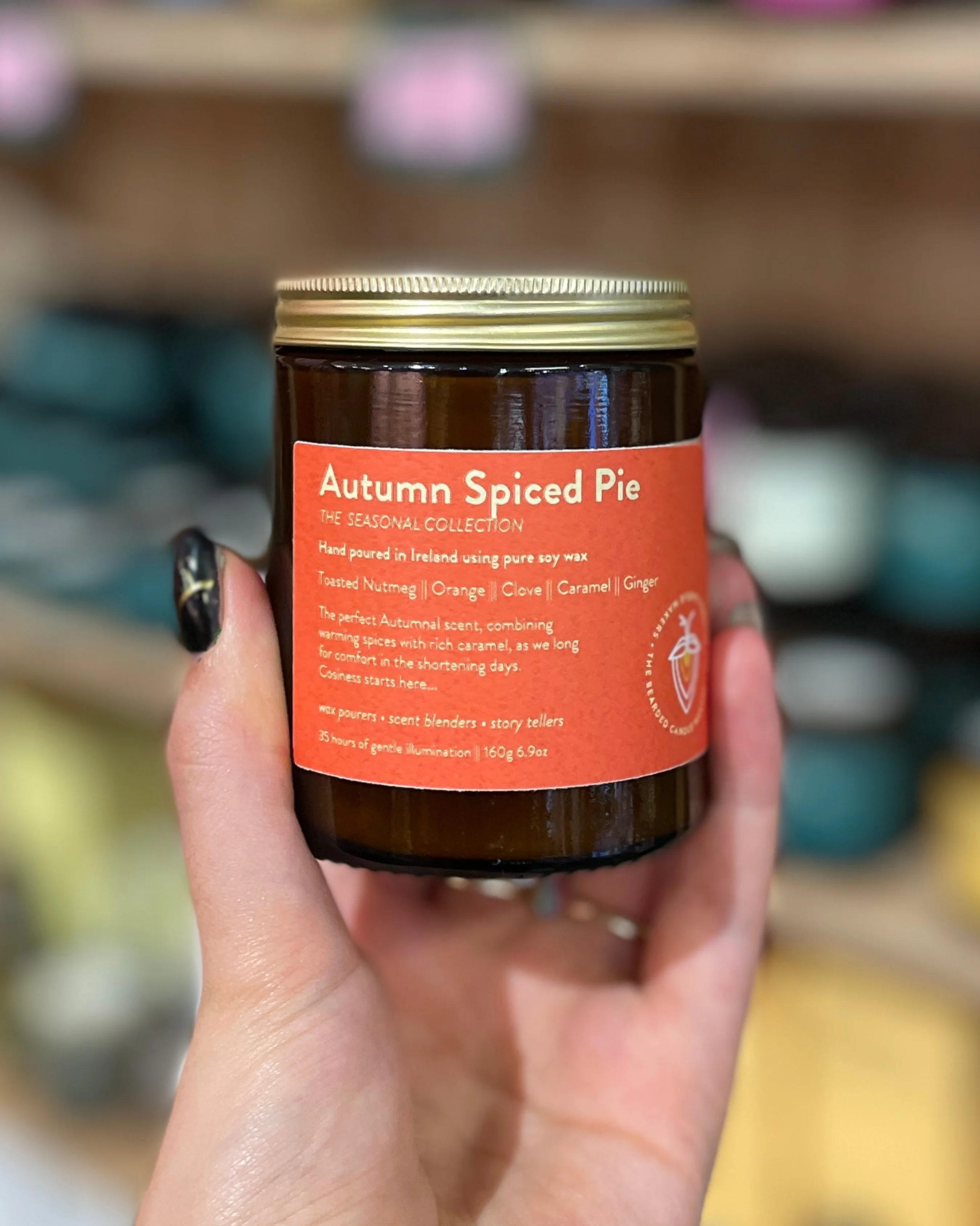 Autumn Spiced Pie Candle | The Bearded Candle Makers - Image 3