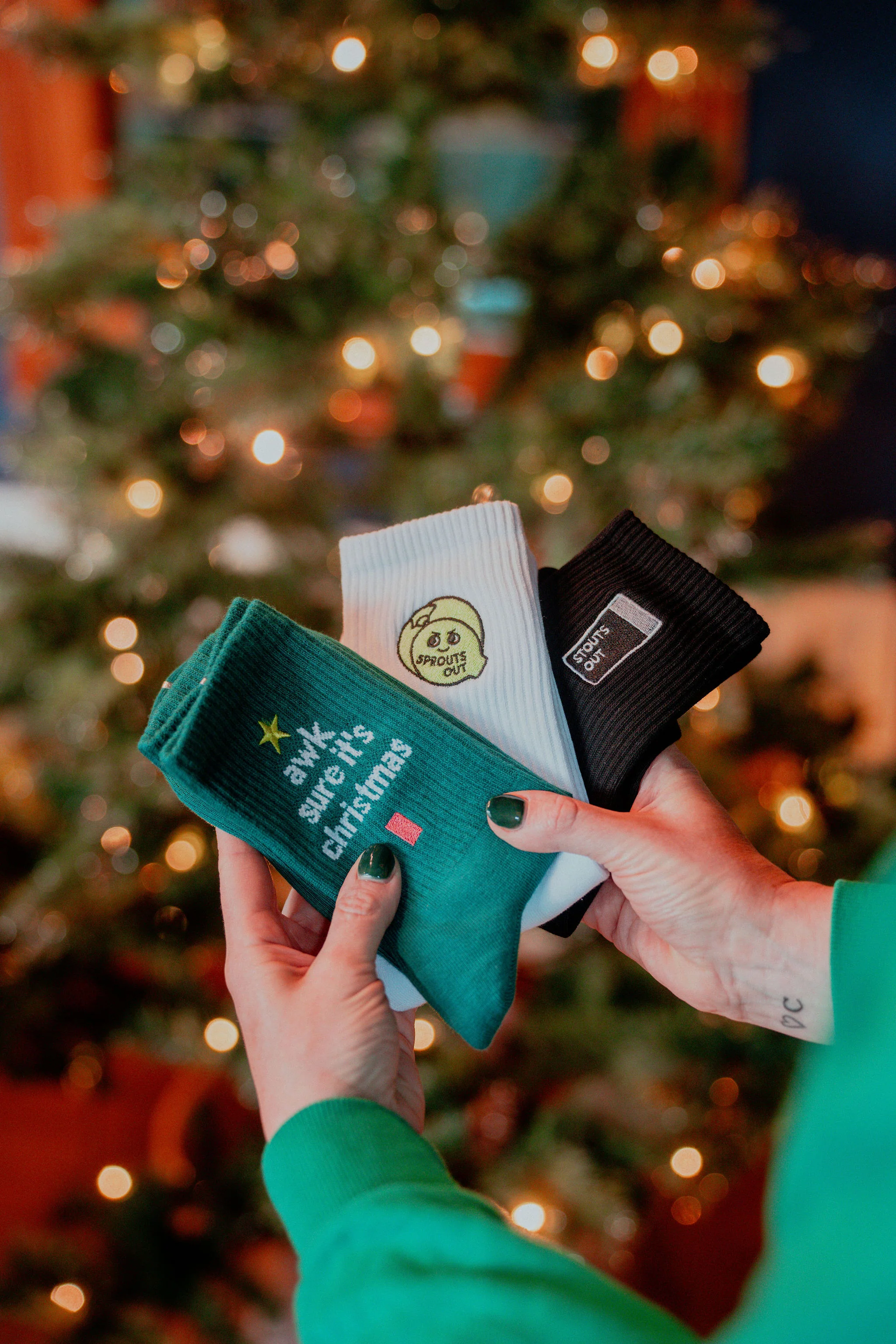 Awk Sure It's Christmas Socks | Born & Bred - Image 3