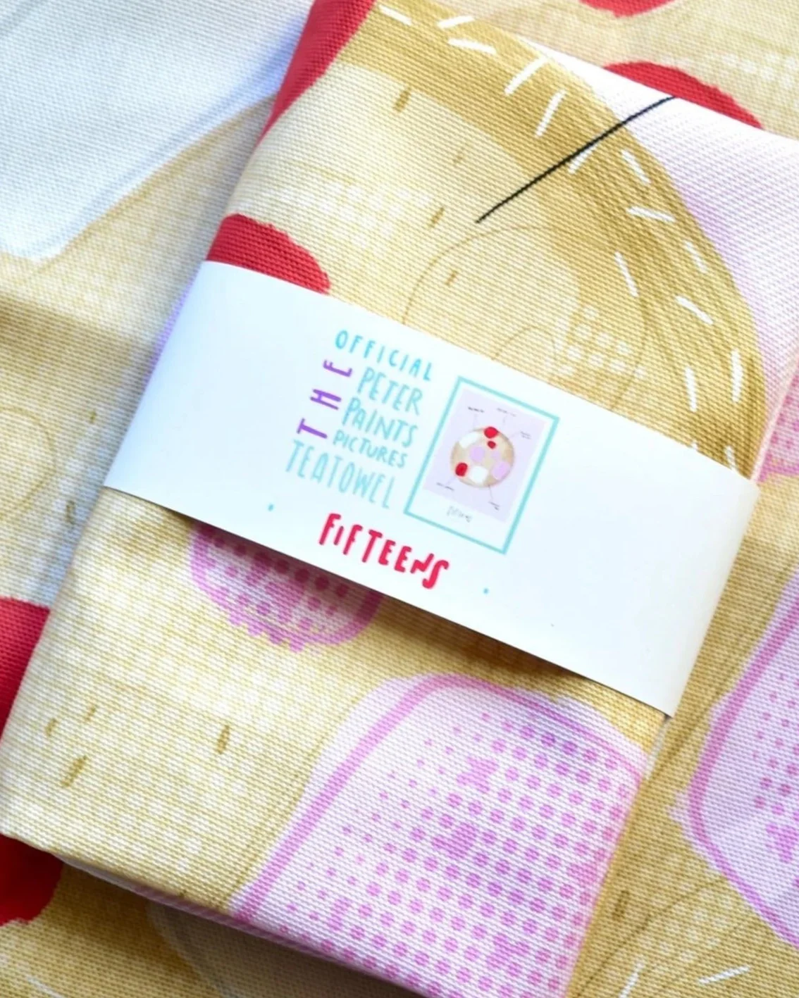 Fifteens Tea Towel | Peter Paints Pictures - Image 3